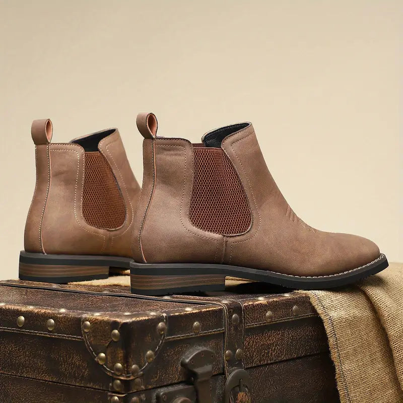VIBELARA | BOTAS CLÁSICAS DE CUERO PARA HOMBRE