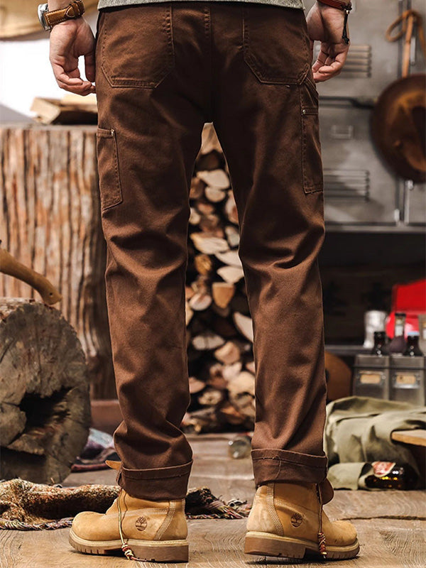 VIBELARA | PANTALÓN DE ALGODÓN UTILITARIO
