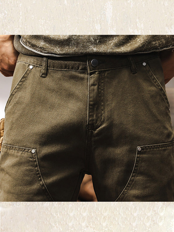 VIBELARA | PANTALÓN DE ALGODÓN UTILITARIO