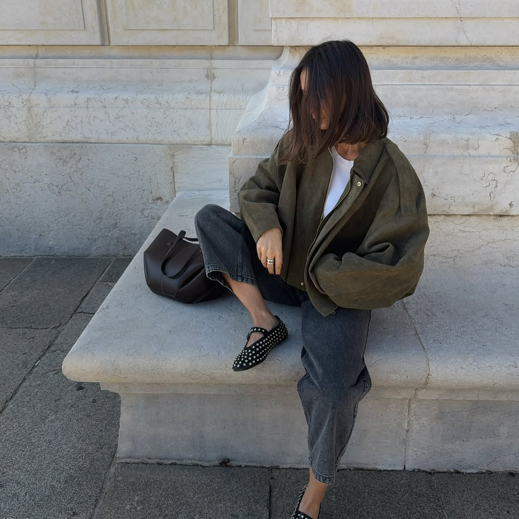 VIBELARA | CHAQUETA DE ANTE SINTÉTICO