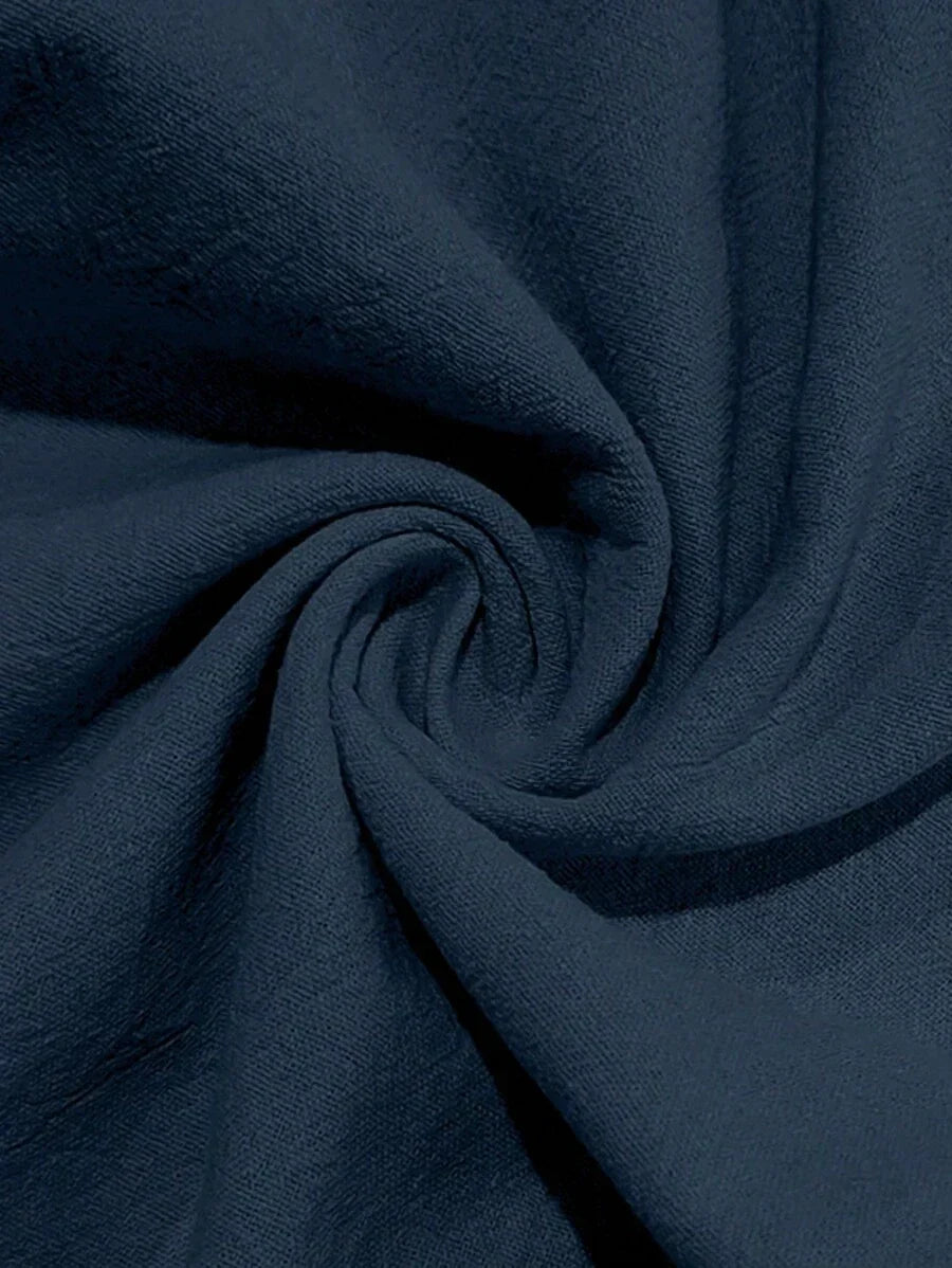 VIBELARA | PANTALÓN LIGERO DE LINO CON CORDÓN