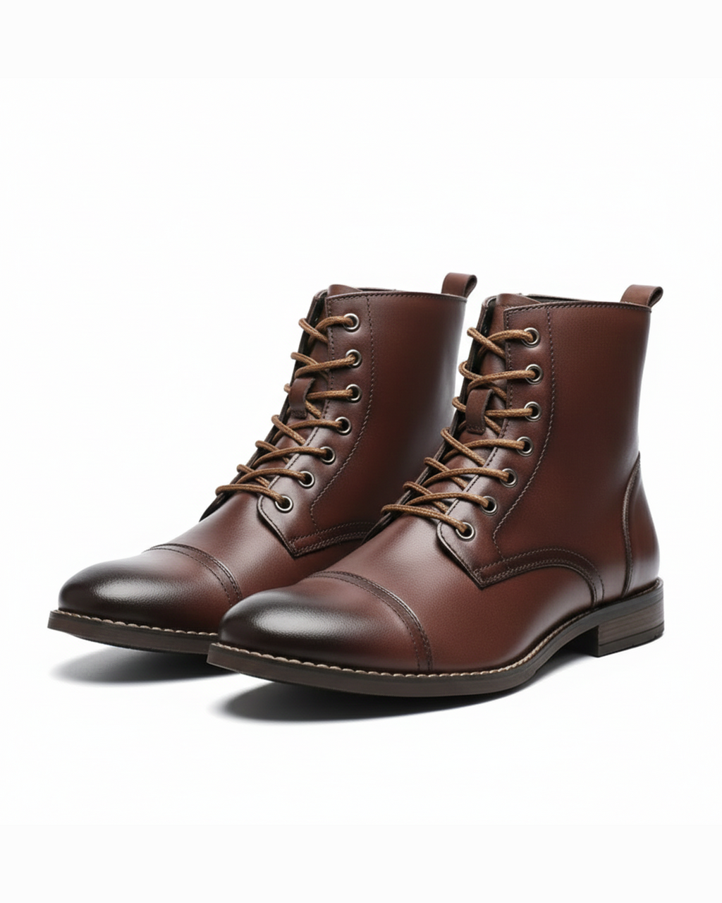 VIBELARA | BOTAS URBANAS DE PIEL ENVEJECIDA PARA HOMBRE