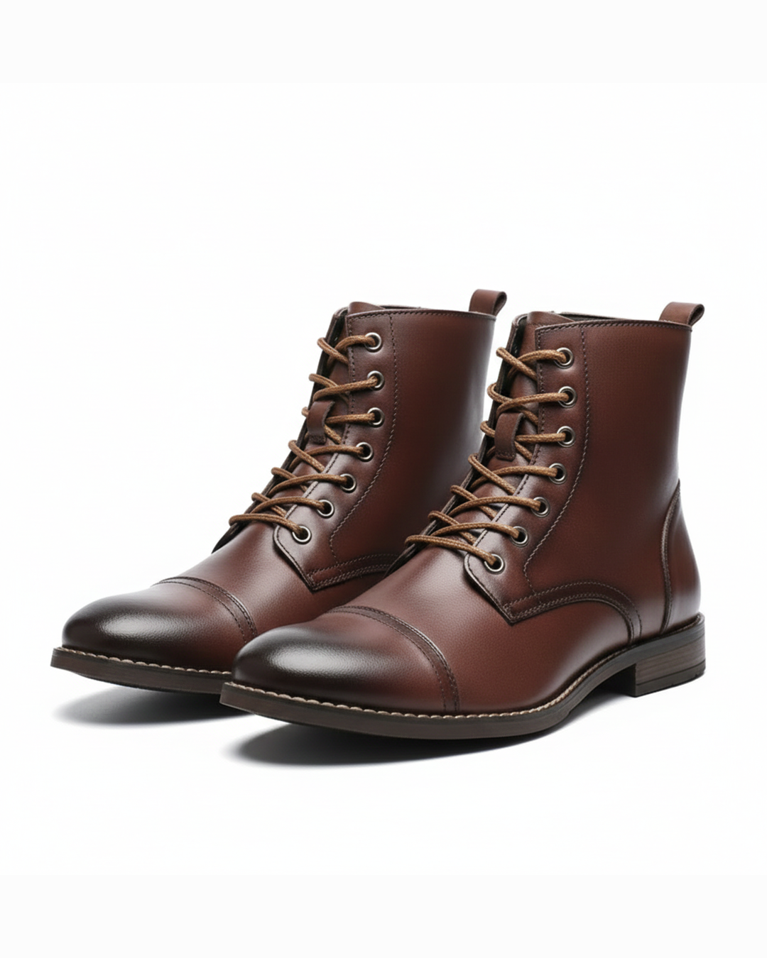 VIBELARA | BOTAS URBANAS DE PIEL ENVEJECIDA PARA HOMBRE