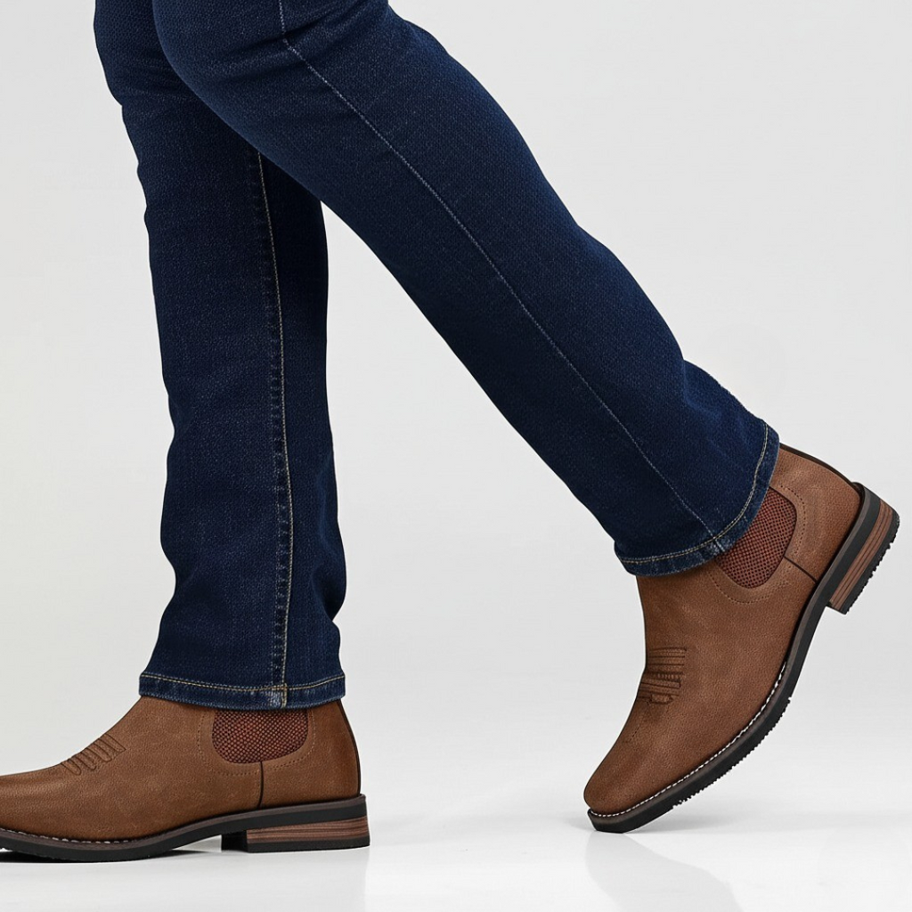 VIBELARA | BOTAS CLÁSICAS DE CUERO PARA HOMBRE