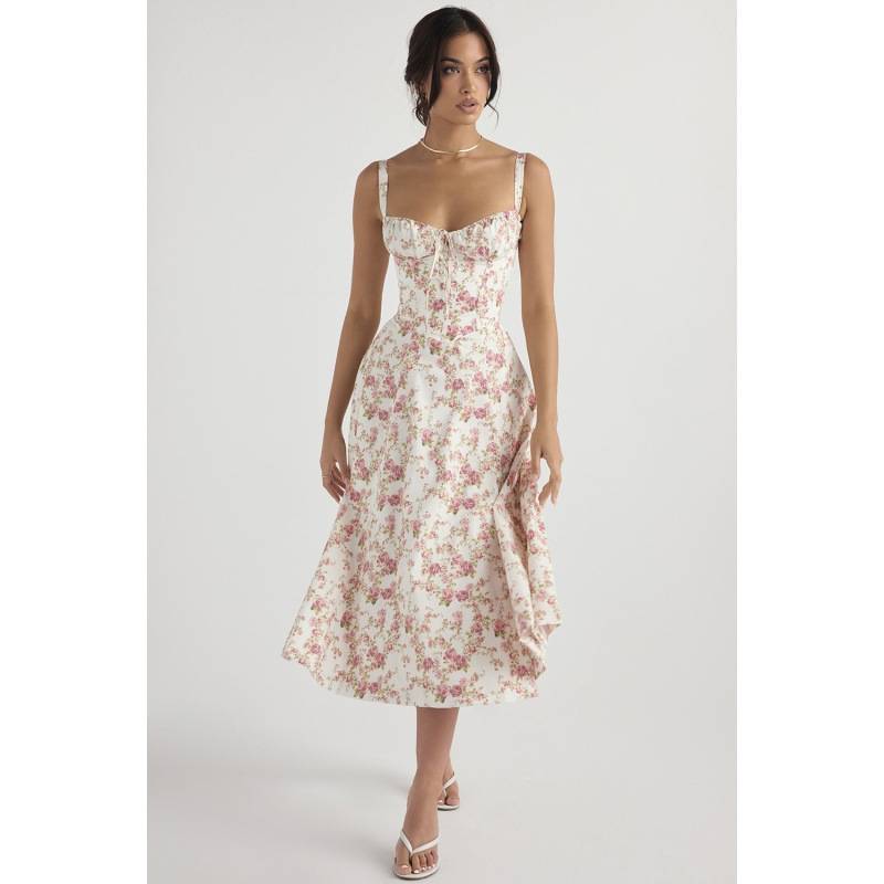 Mia™ | Vestido Midi con Diseño de Corsé