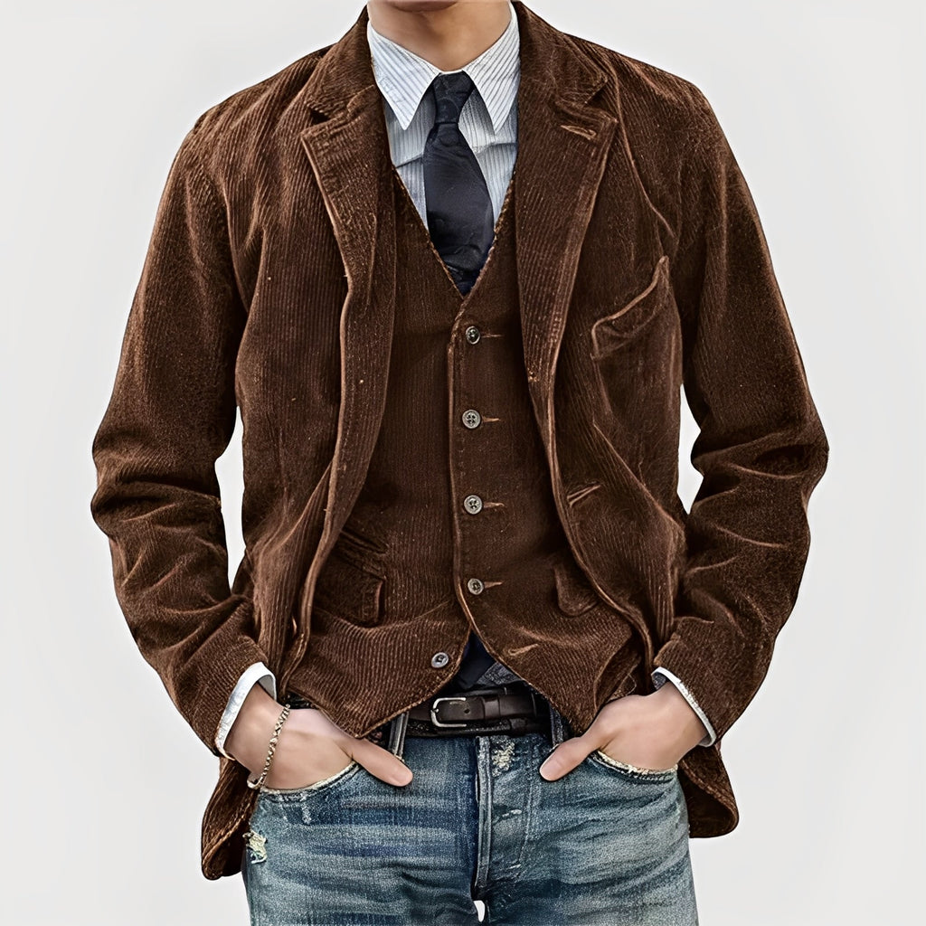 VIBELARA | CHAQUETA Y CHALECO VINTAGE