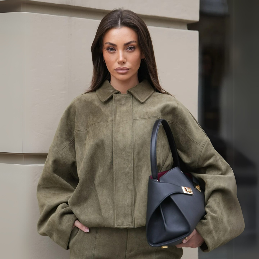 VIBELARA | CHAQUETA DE ANTE SINTÉTICO