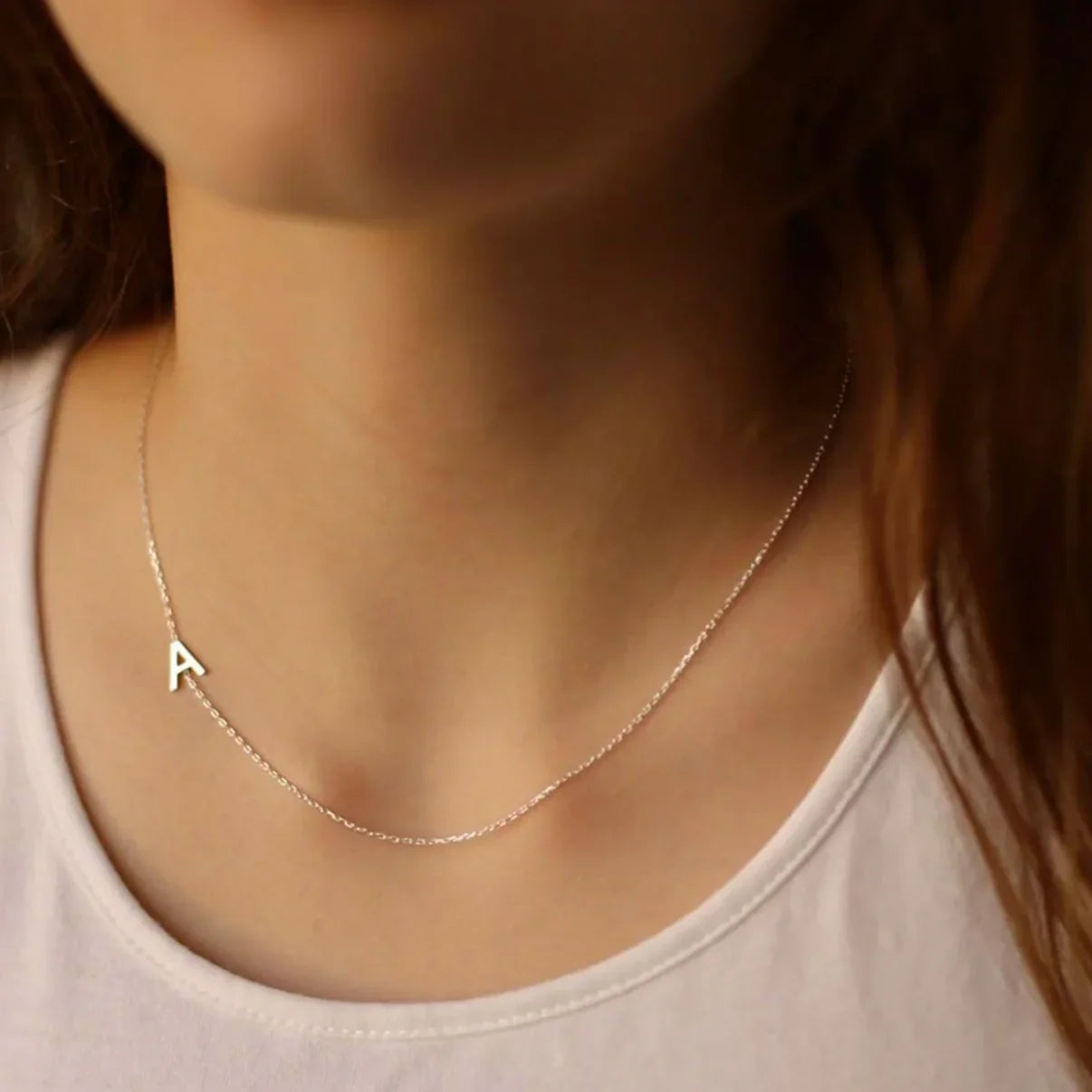 Collar personalizado con iniciales a los lados