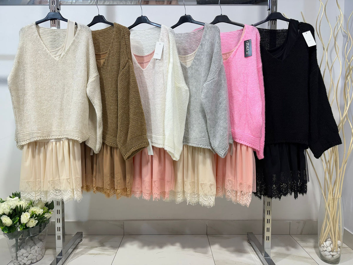Coordinato Mayra “ Abito + Maglia “