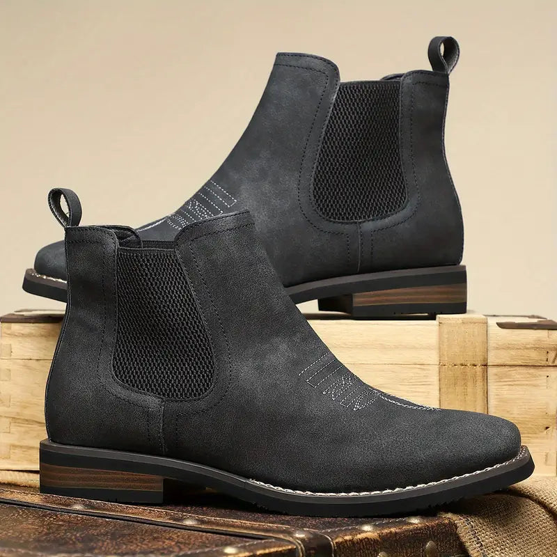 VIBELARA | BOTAS CLÁSICAS DE CUERO PARA HOMBRE