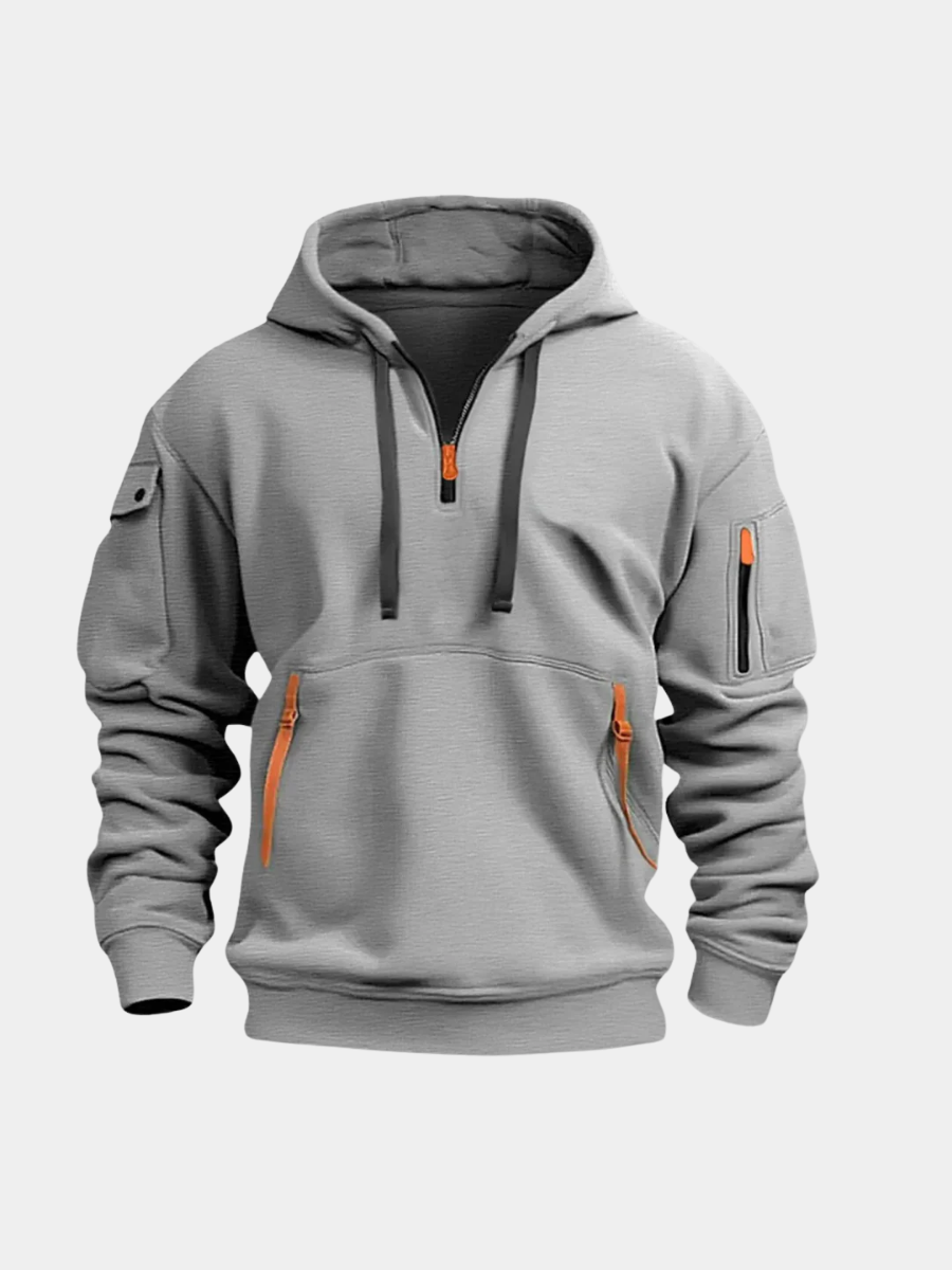 VIBELARA | SUDADERA CON CAPUCHA SUAVE PARA HOMBRE