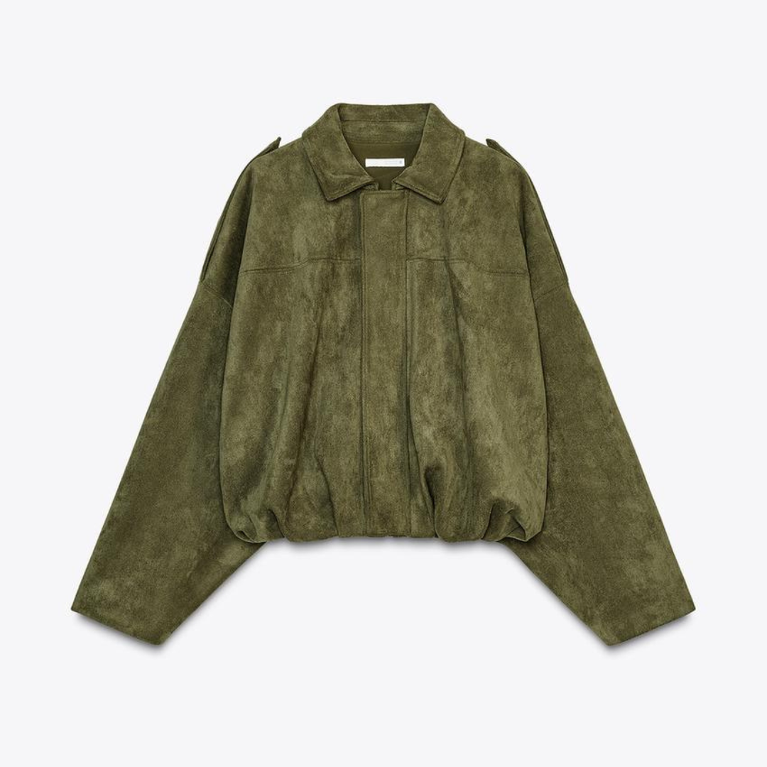 VIBELARA | CHAQUETA DE ANTE SINTÉTICO