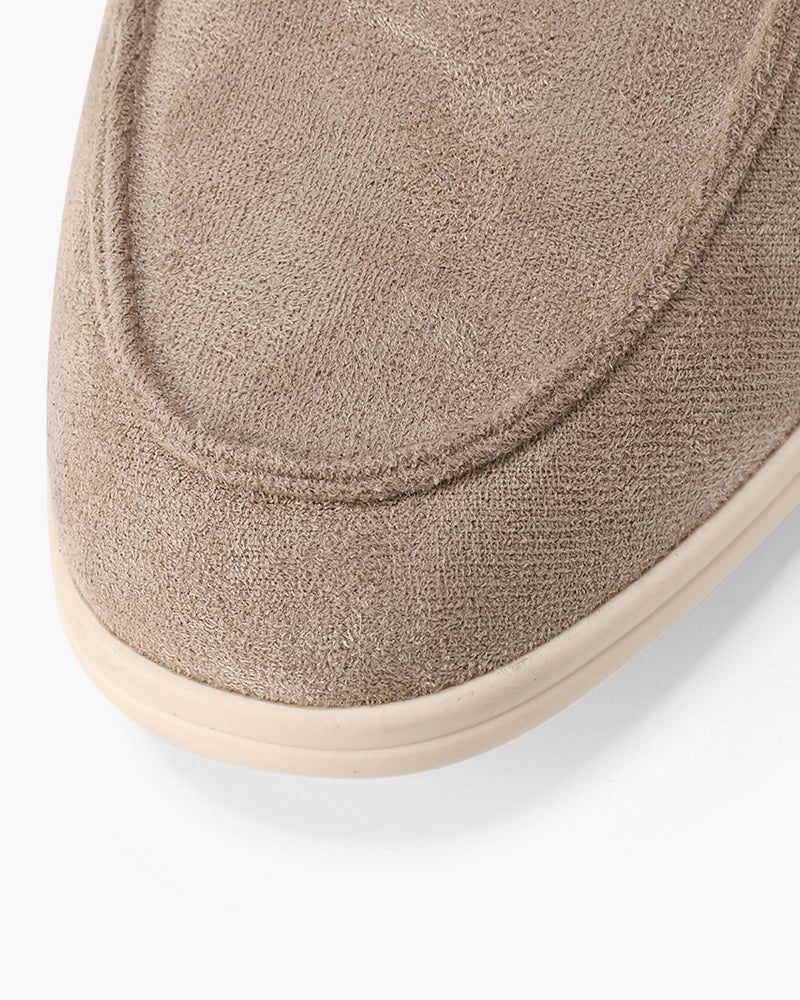 VIBELARA | MOCASINES DE CUERO Y ANTE