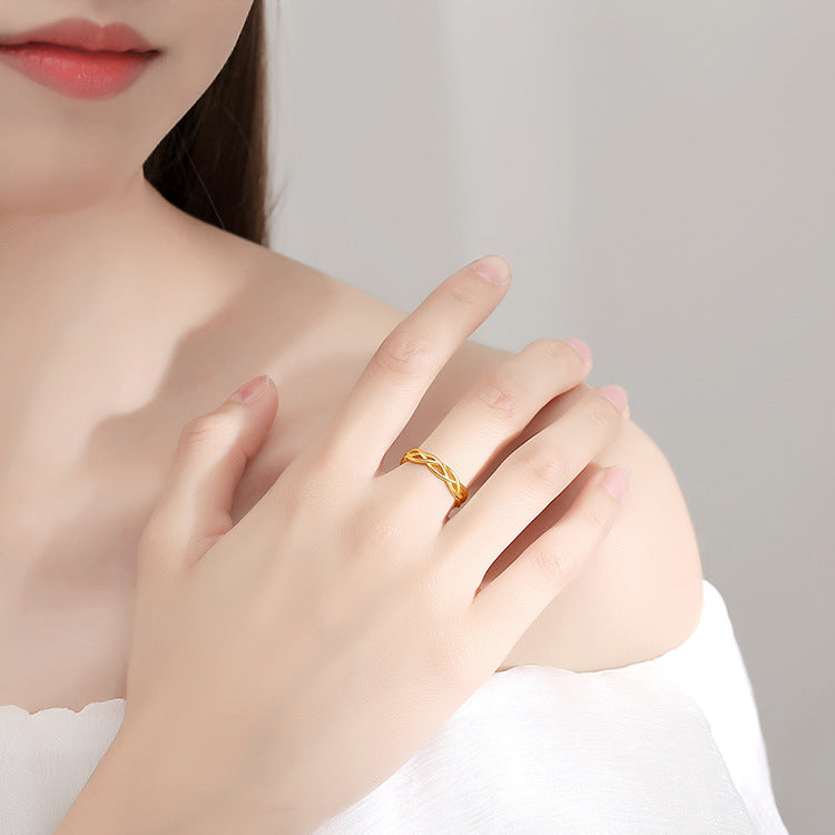 Anillo trenzado