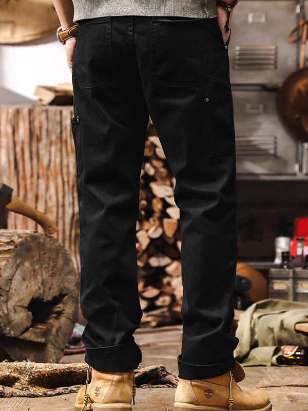 VIBELARA | PANTALÓN DE ALGODÓN UTILITARIO