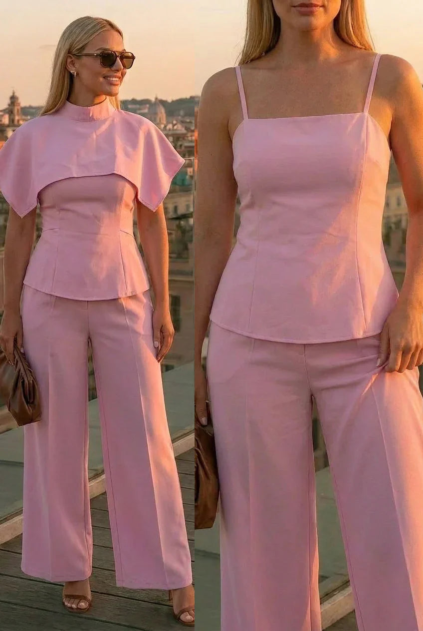 Coordinato Capri (Pantaloni Bustier e Coprispalle)