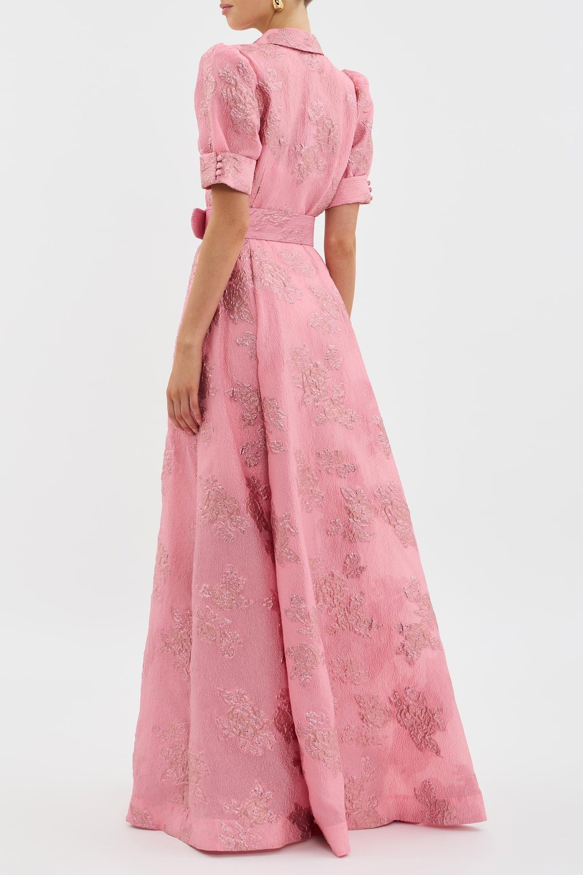 Aria™ | Vestido de Mangas Cortas con Volumen