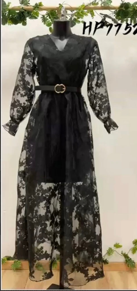 Abito Style In Pizzo(Cintura Inclusa)In Promo