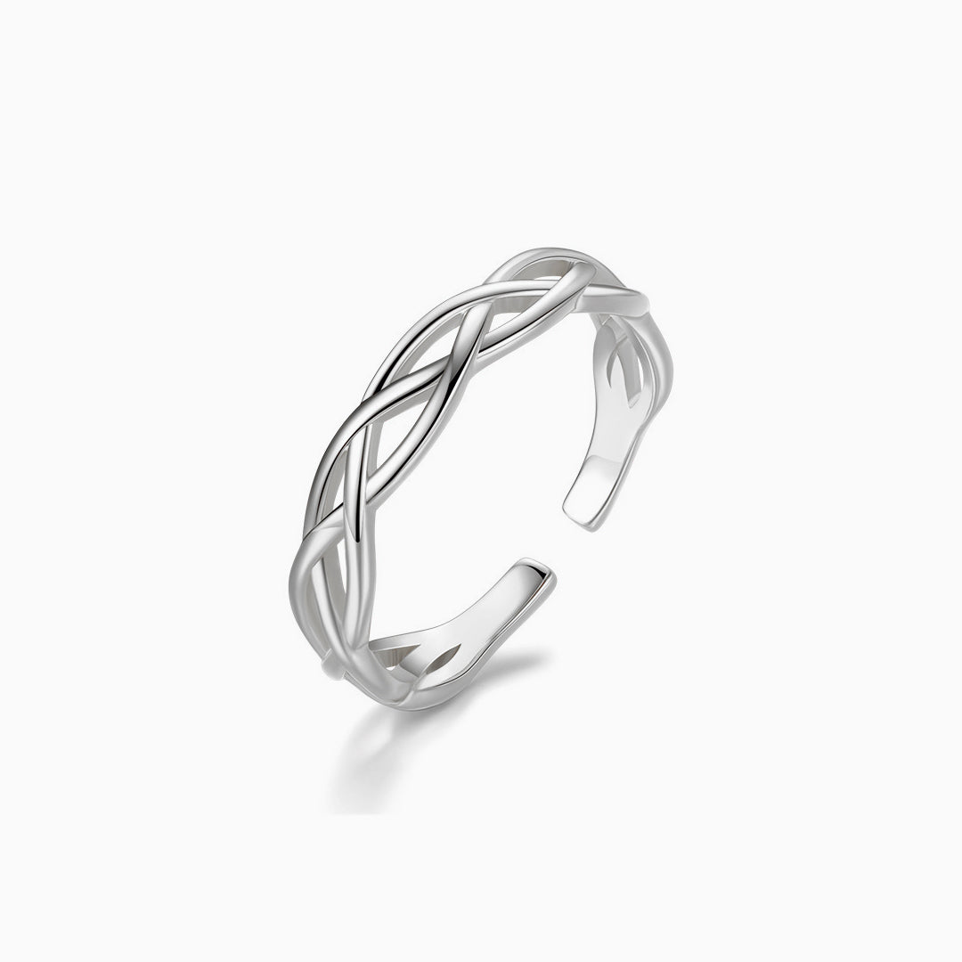 Anillo trenzado