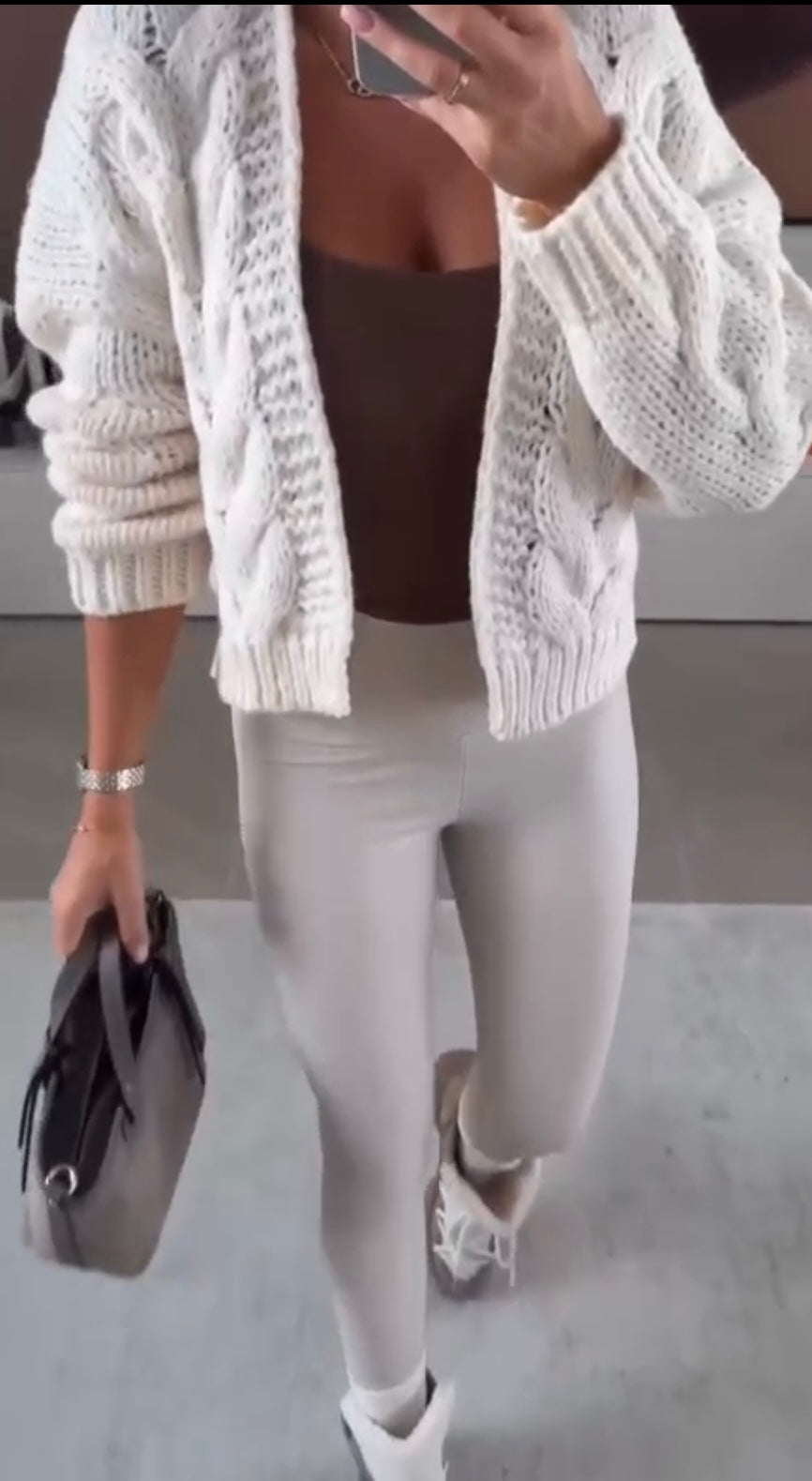 Coordinato Taylor (Leghins Body e Cardigan)