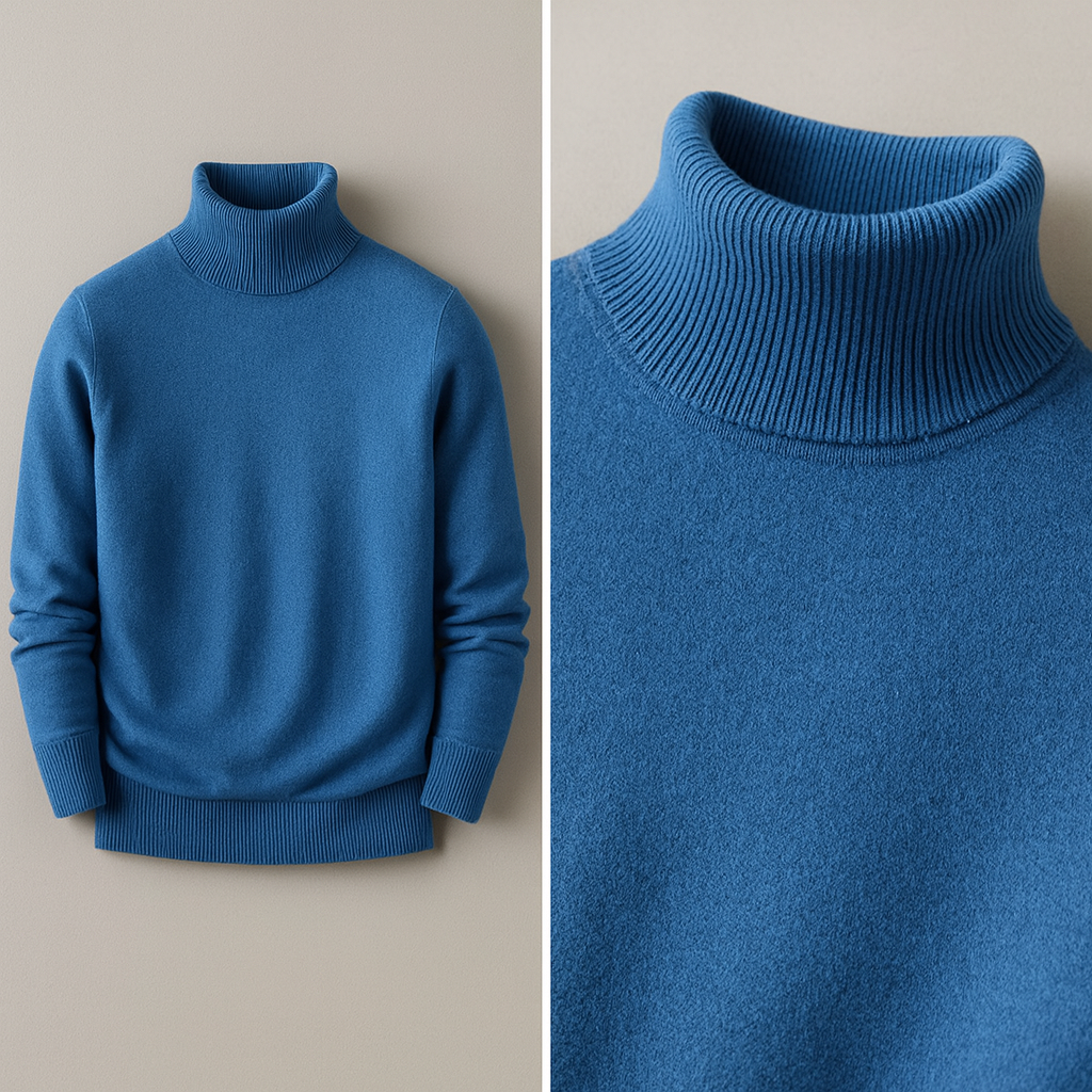 VIBELARA | JERSEY DE CUELLO ALTO PARA HOMBRE