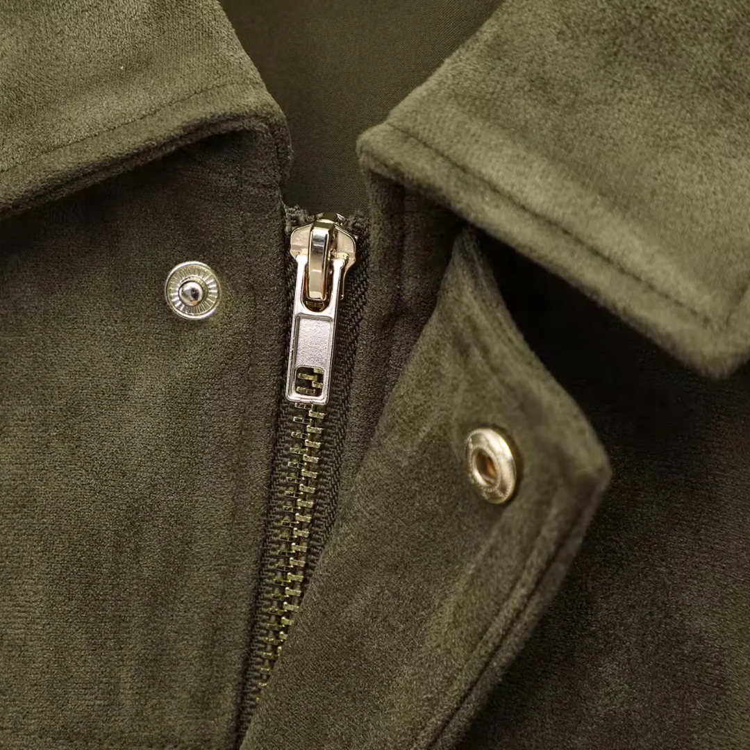 VIBELARA | CHAQUETA DE ANTE SINTÉTICO