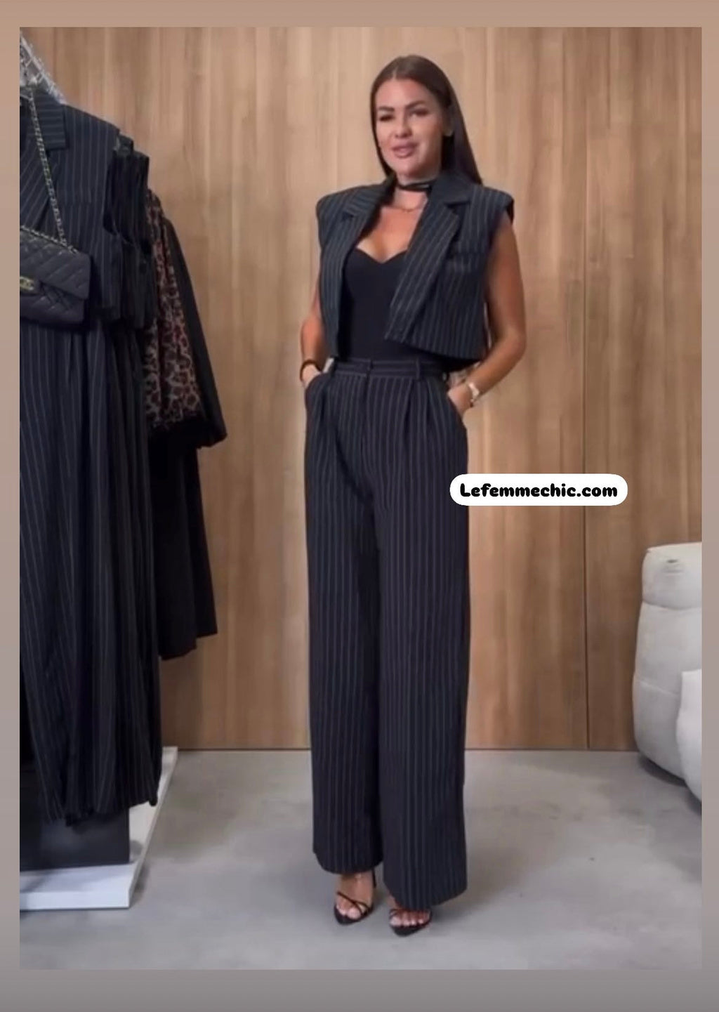 Tailleur Moon(Pantaloni Body e Gilet ) Special Price