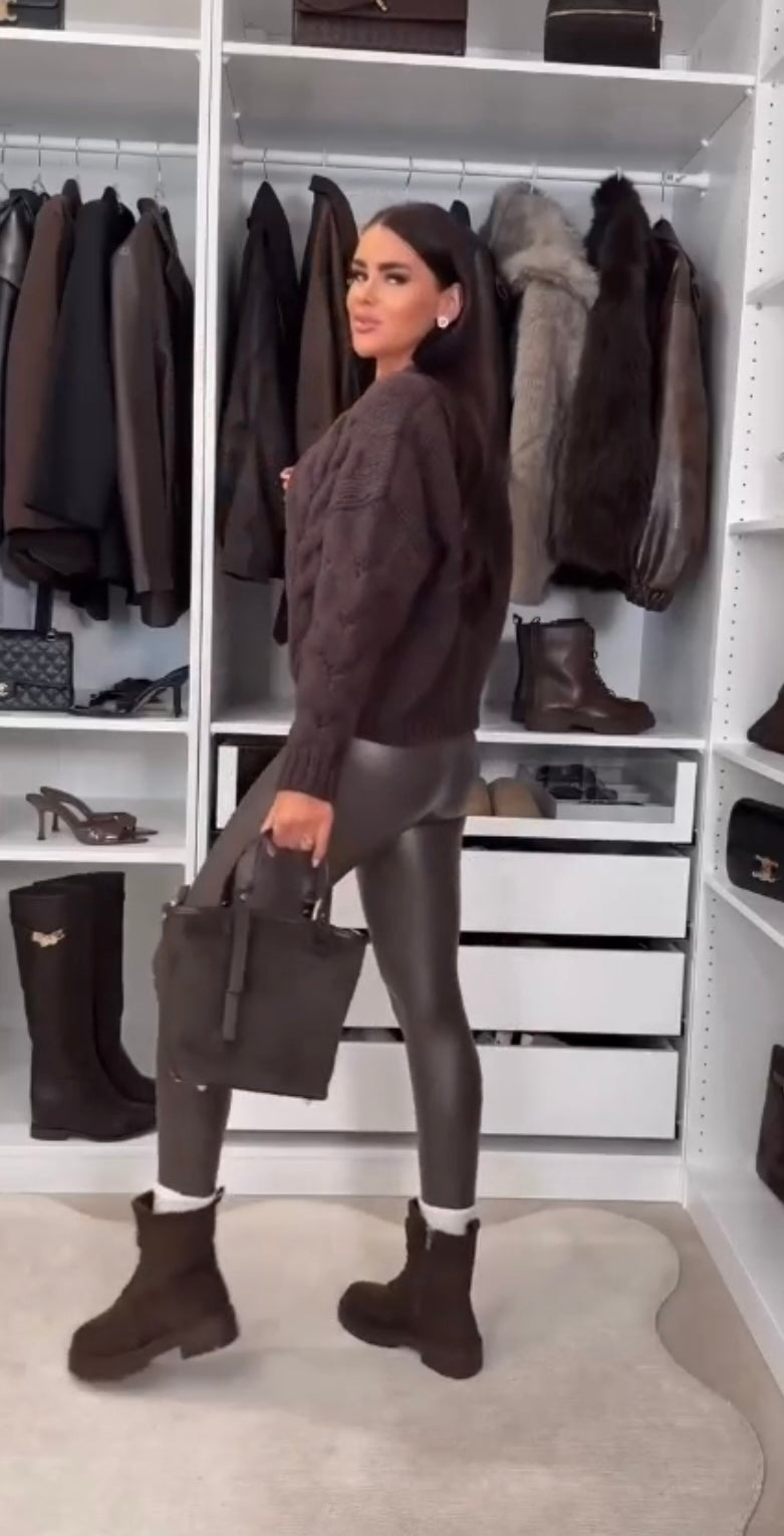 Coordinato Taylor (Leghins Body e Cardigan)