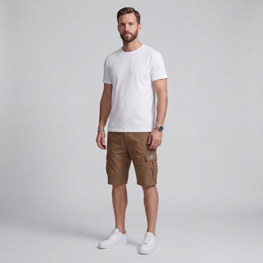 ROMERO | PANTALONES CORTOS CARGO PARA HOMBRE