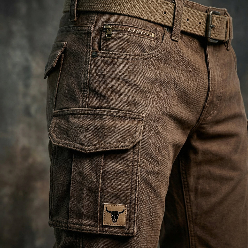 VIBELARA | PANTALONES CARGO UTILITARIOS