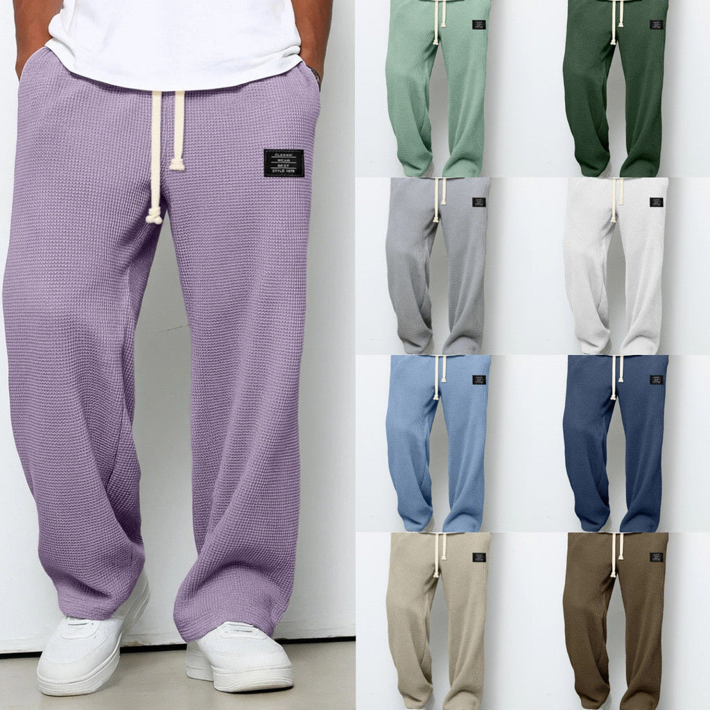 VIBELARA | PANTALONES DE HOMBRE DE CORTE CÓMODO