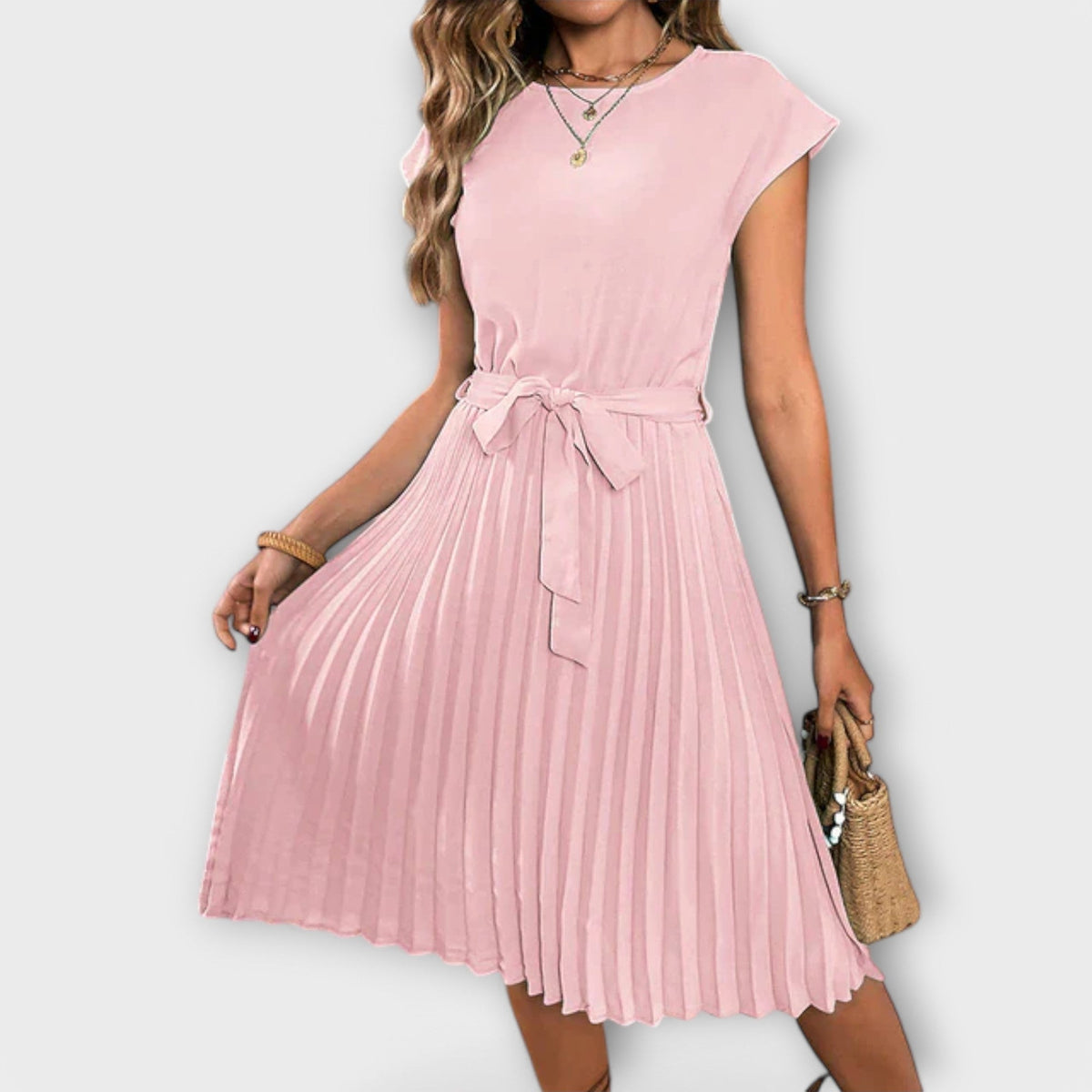 Shira™ | Vestido Midi Plisado para el Verano