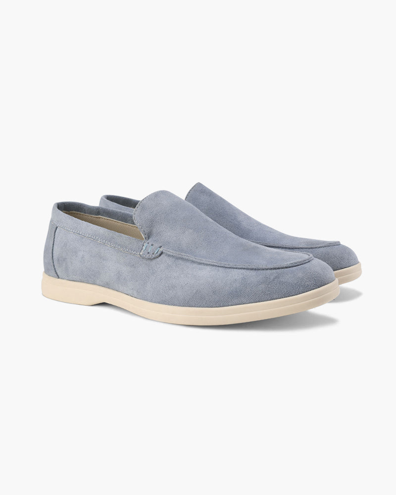 VIBELARA | MOCASINES DE CUERO Y ANTE