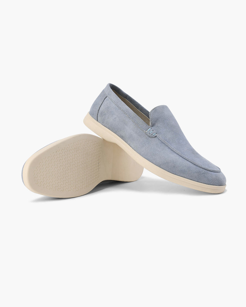 VIBELARA | MOCASINES DE CUERO Y ANTE