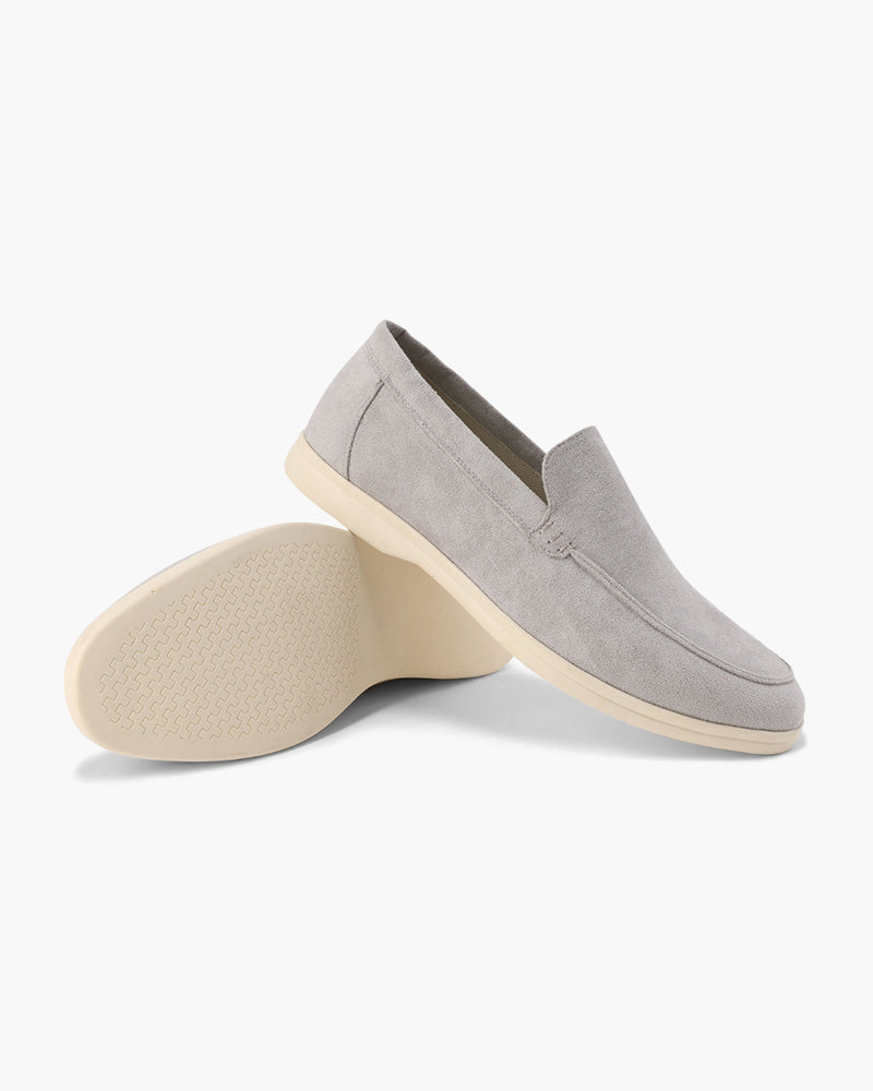 VIBELARA | MOCASINES DE CUERO Y ANTE