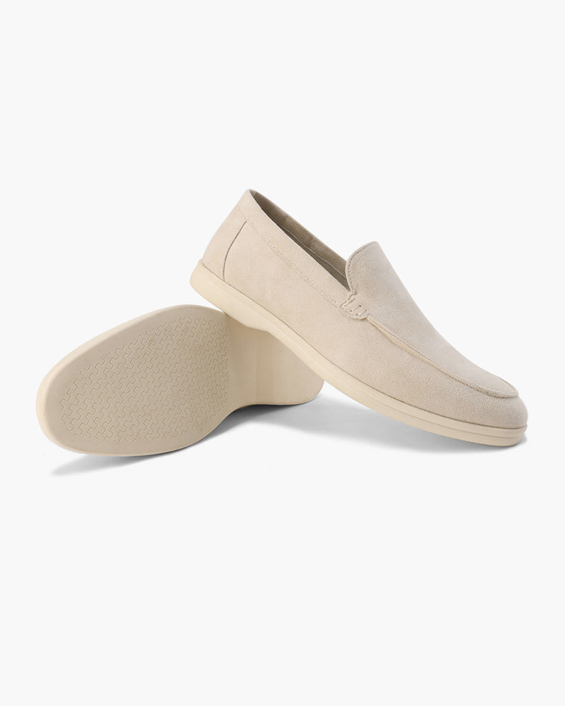 VIBELARA | MOCASINES DE CUERO Y ANTE