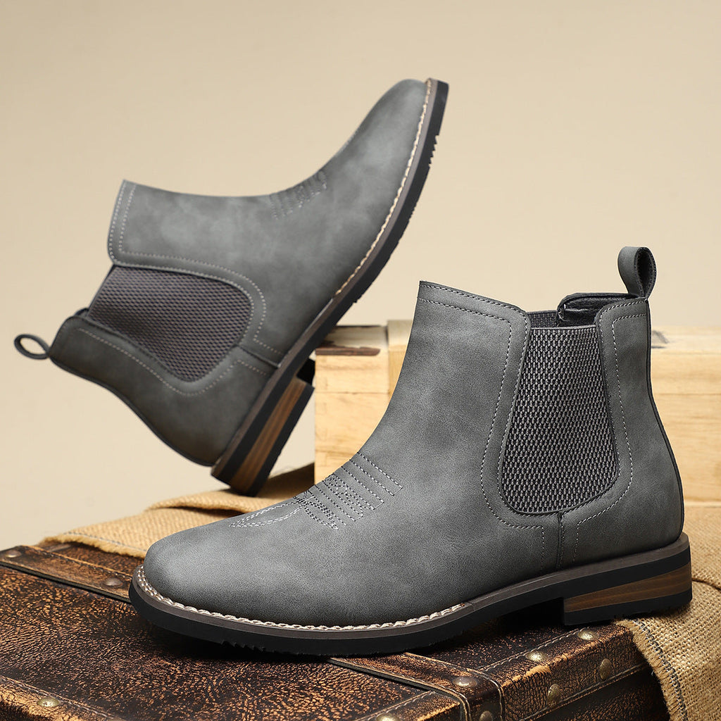 VIBELARA | BOTAS CLÁSICAS DE CUERO PARA HOMBRE