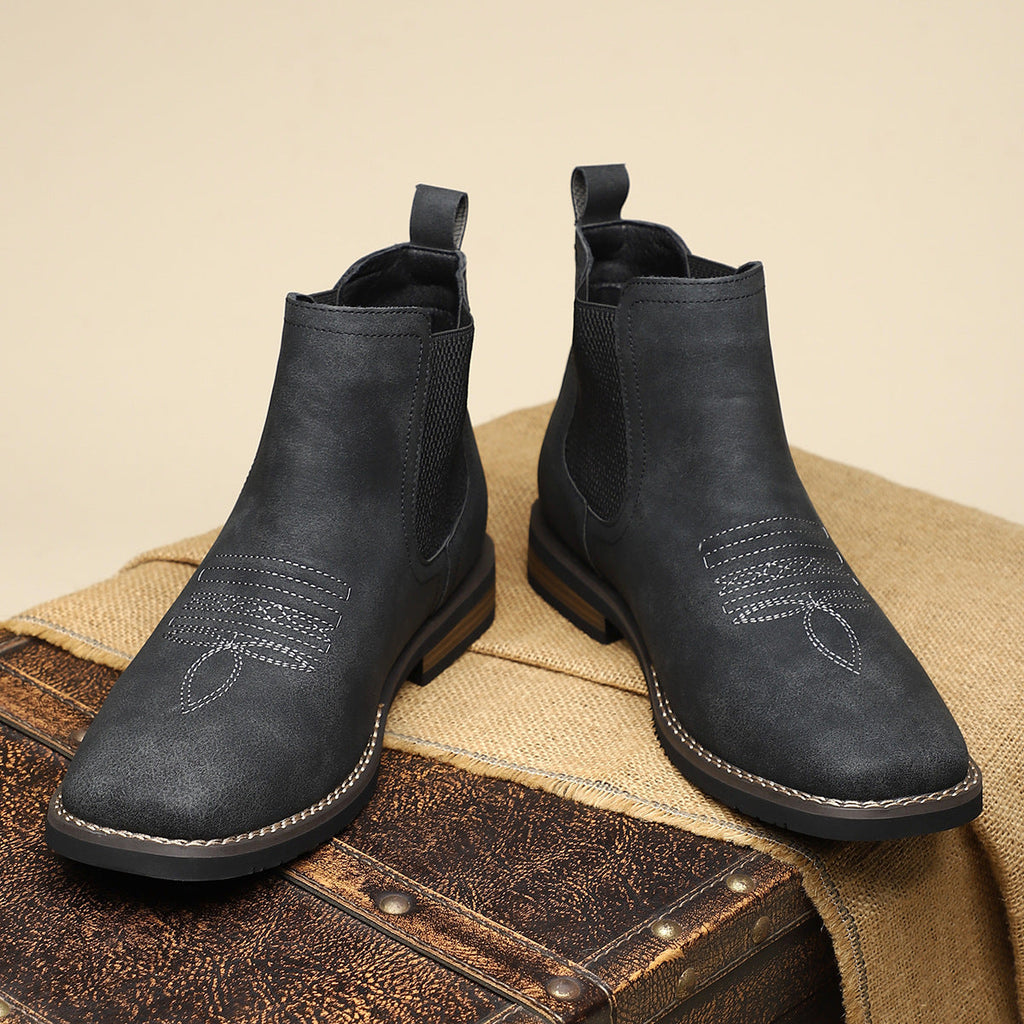 VIBELARA | BOTAS CLÁSICAS DE CUERO PARA HOMBRE