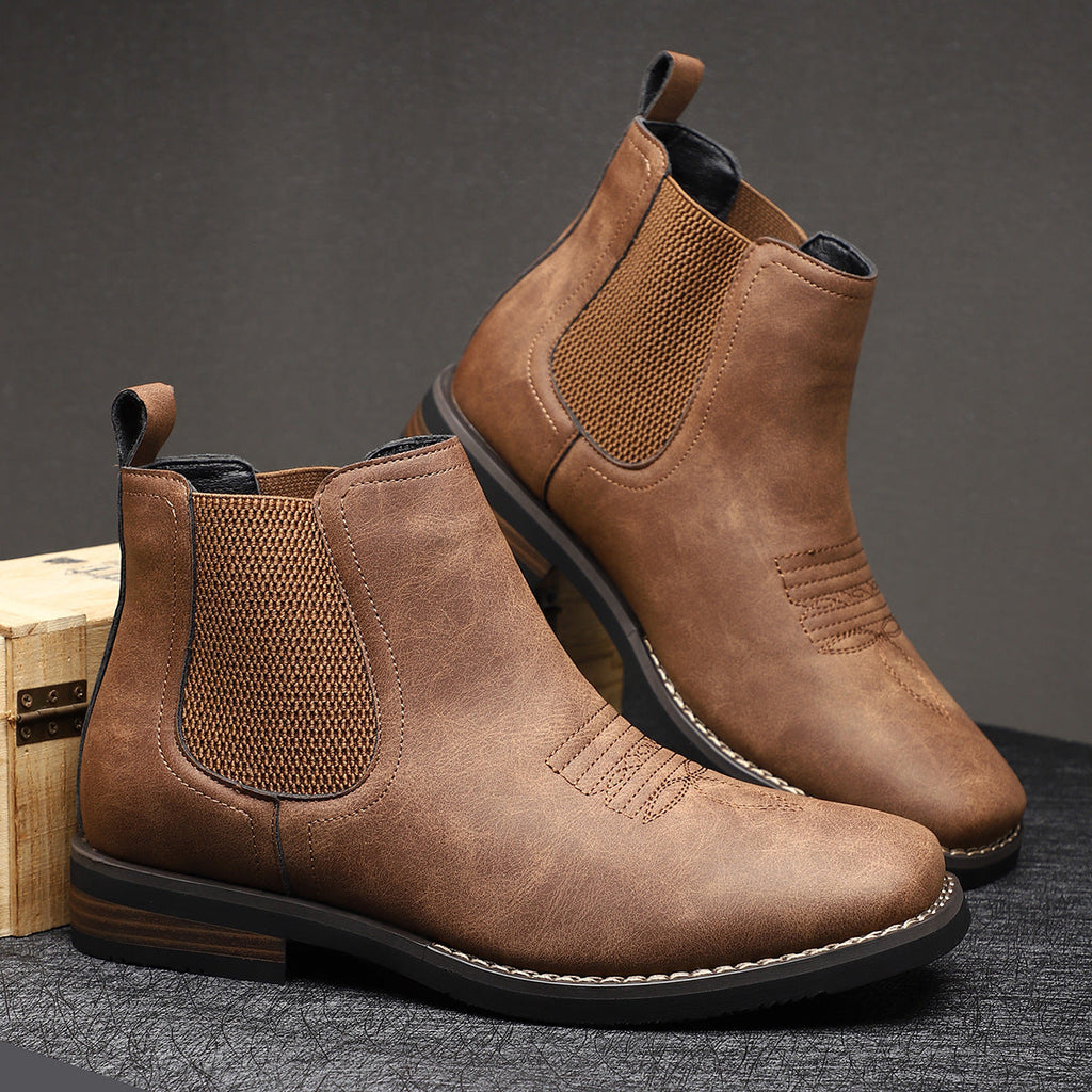 VIBELARA | BOTAS CLÁSICAS DE CUERO PARA HOMBRE