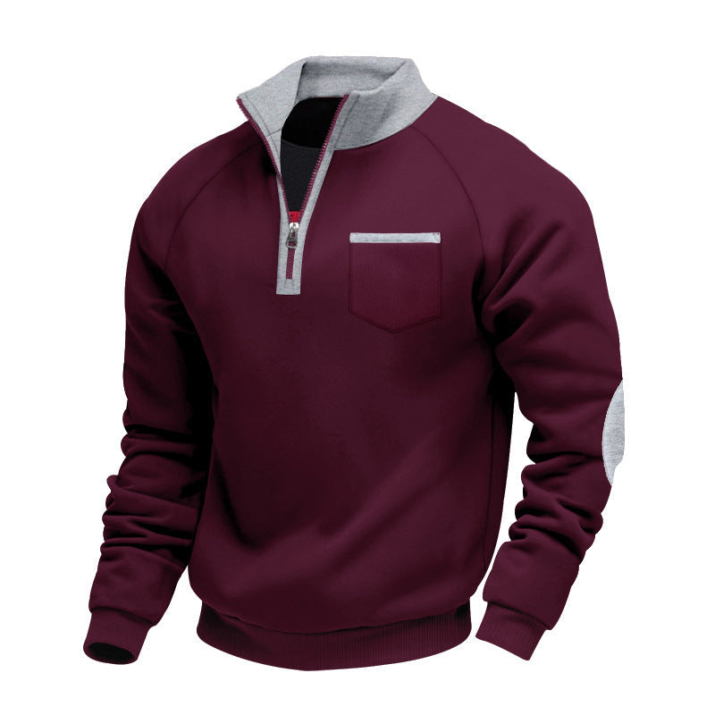 VIBELARA | JERSEY DE FORRO POLAR CON MEDIA CREMALLERA PARA HOMBRE