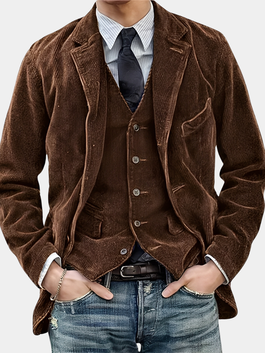 VIBELARA | CHAQUETA Y CHALECO VINTAGE