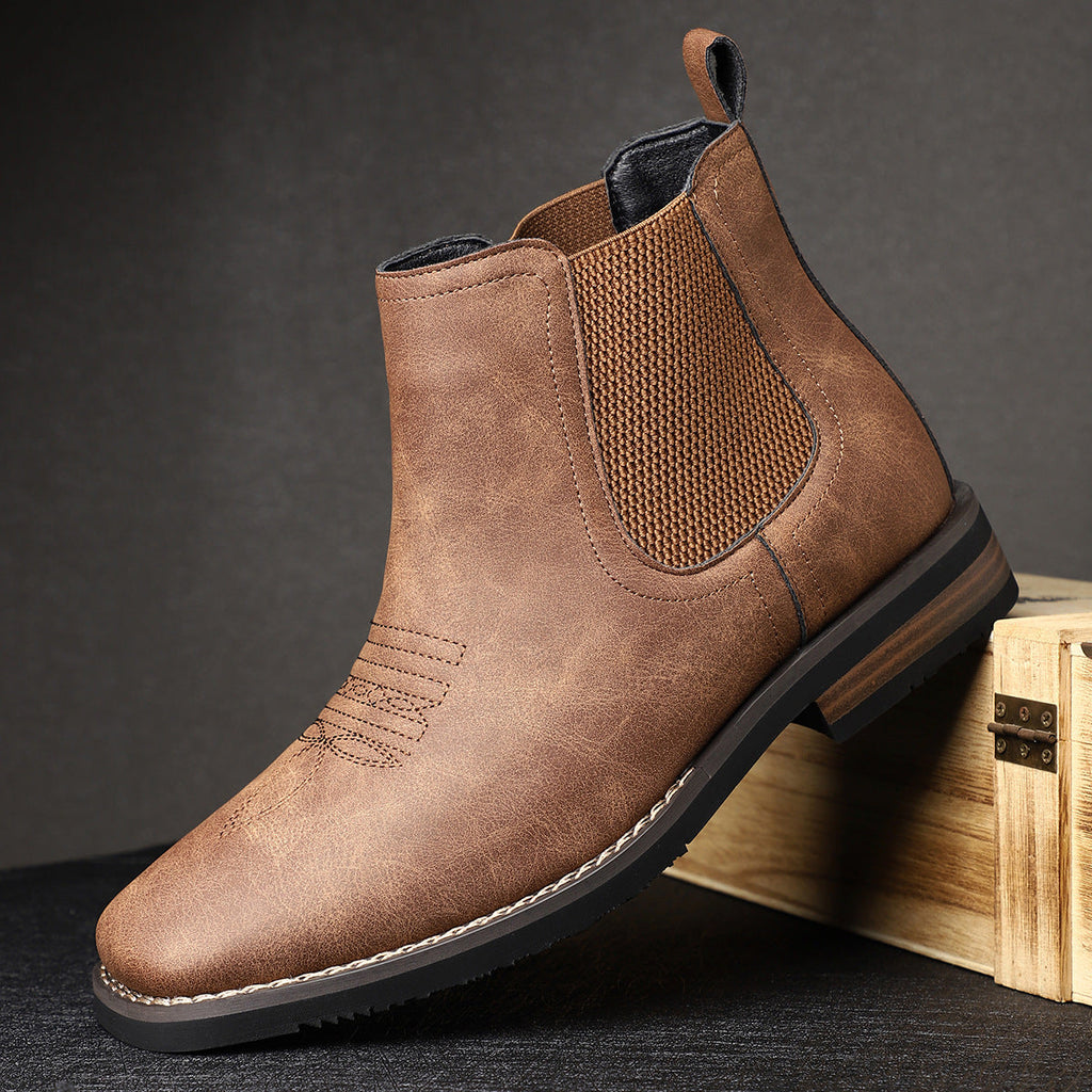 VIBELARA | BOTAS CLÁSICAS DE CUERO PARA HOMBRE