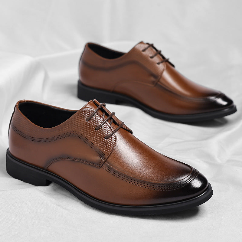 VIBELARA | ZAPATOS OXFORD DE CUERO BRILLANTE