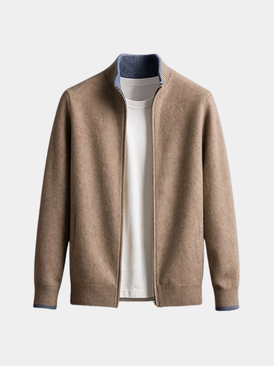 VIBELARA | JERSEY CON CREMALLERA PARA HOMBRE