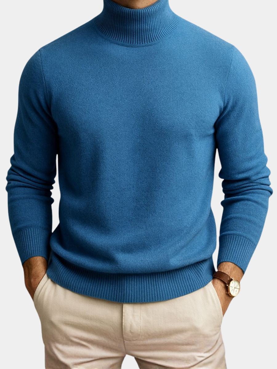 VIBELARA | JERSEY DE CUELLO ALTO PARA HOMBRE