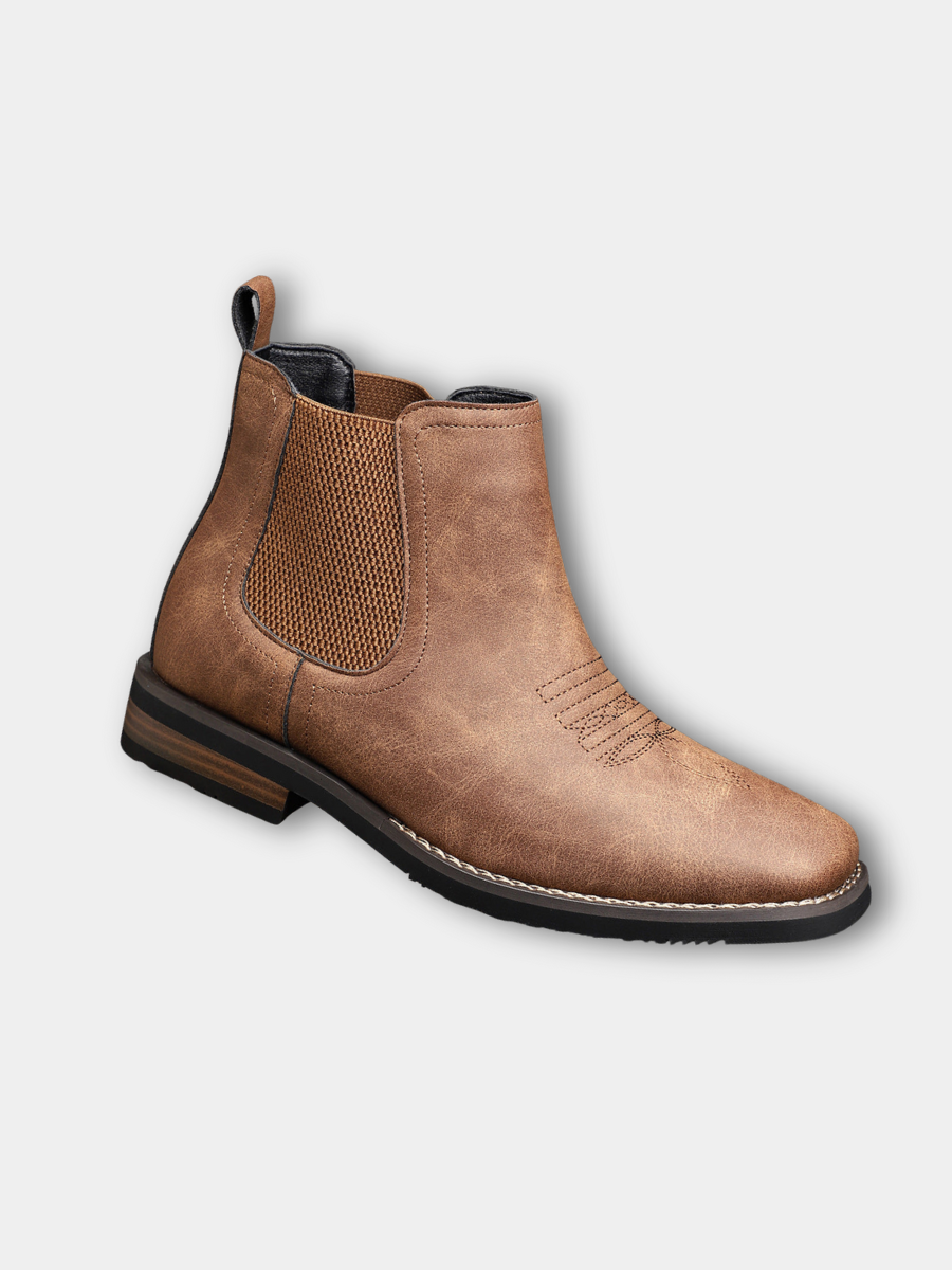 VIBELARA | BOTAS CLÁSICAS DE CUERO PARA HOMBRE