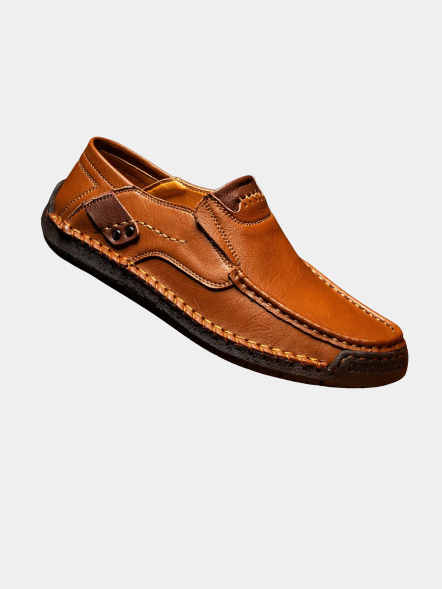 VIBELARA | MOCASINES CLÁSICOS DE CUERO PARA HOMBRE