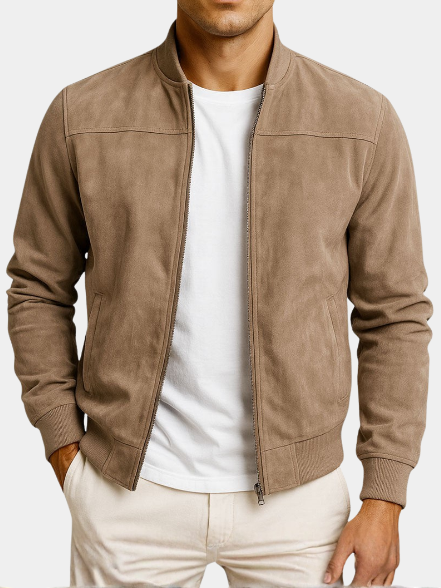 VIBELARA | CHAQUETA URBANA DE ANTE