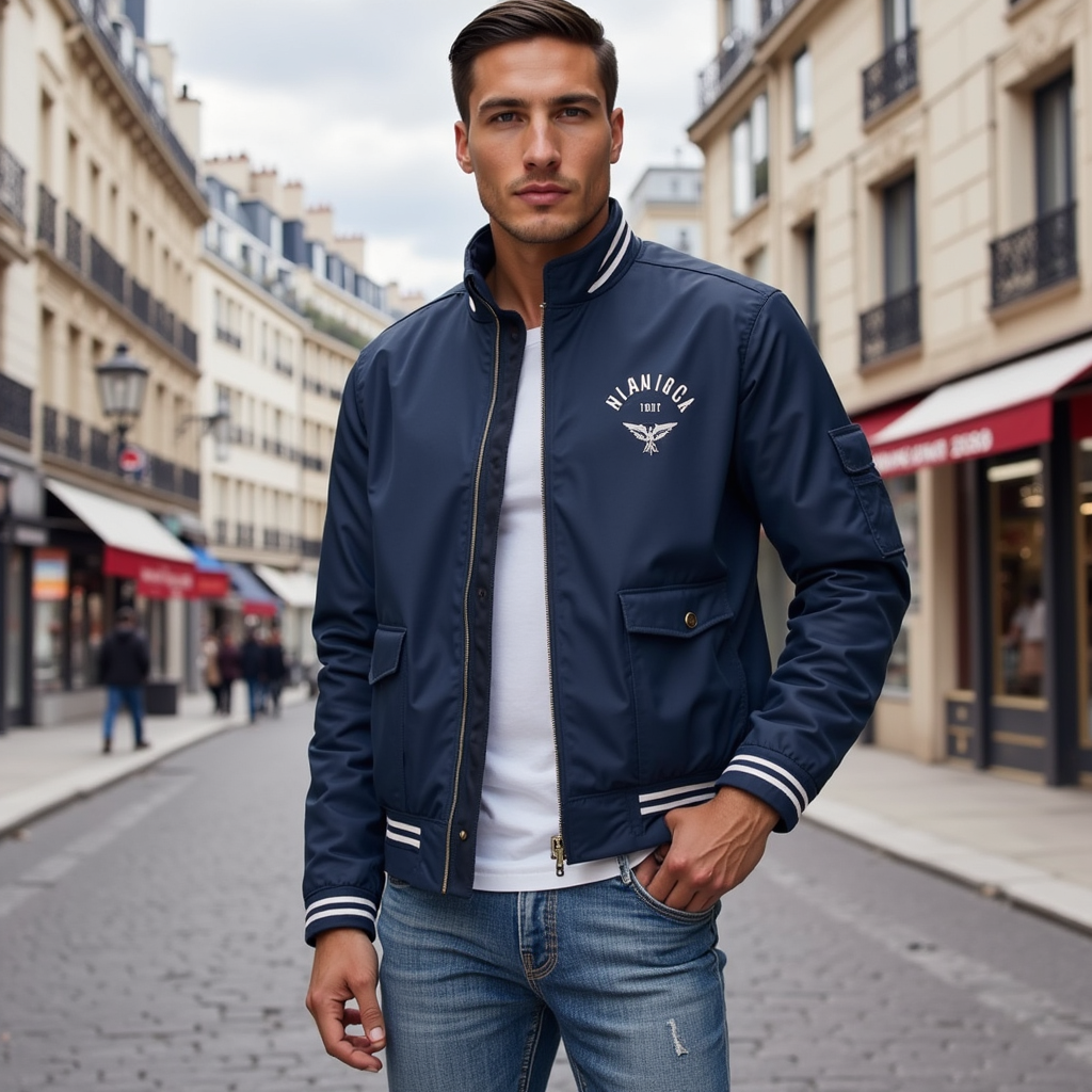 VIBELARA | CHAQUETA DE LUJO DE VERANO Y ENTRETIEMPO PARA HOMBRE