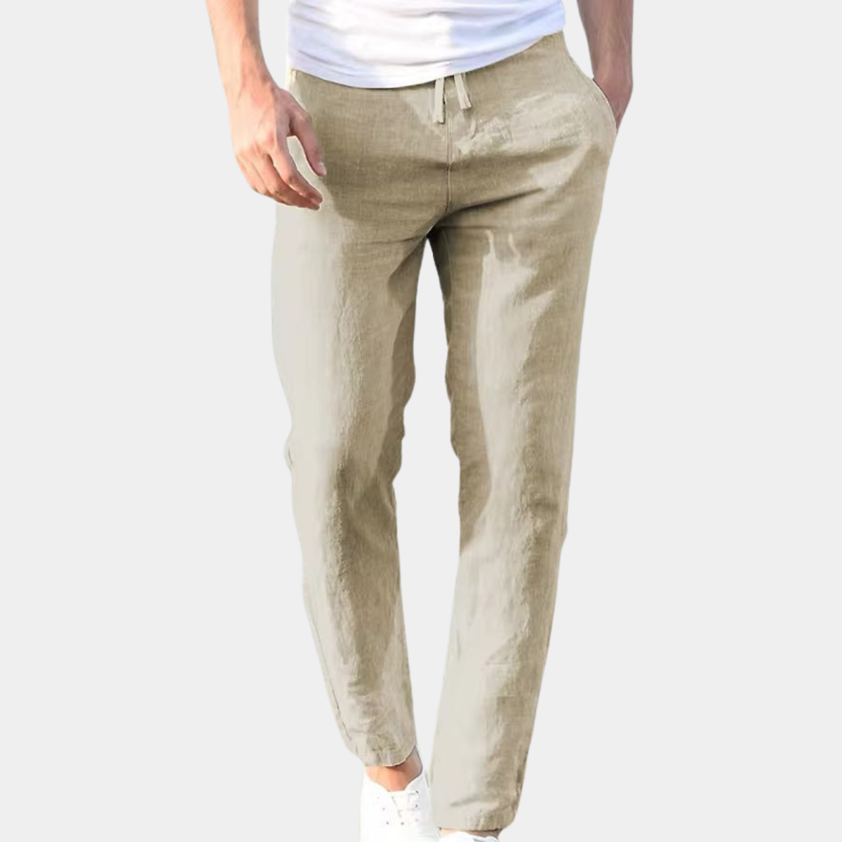 VIBELARA | PANTALÓN LIGERO DE LINO